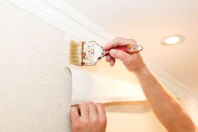 Pose de papier peint à Habère-Poche — revêtements muraux et toiles de verre